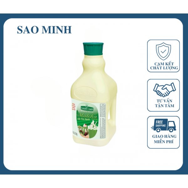 Sốt Matcha Golden Farm 2.5Kg